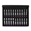22pcs Tattoo Stainless Steel Tip Set Kit Round/Flat/Diamond RT FT DT Mix Tube view 2
