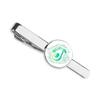 Avocado Cut Leaves Necktie Tie Clip Bar Gift Business Man view 1