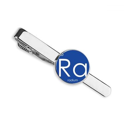 Chemistry Elements Period Table Alkaline Earth Metal Radium Ra Necktie Tie Clip Bar Gift Business Man