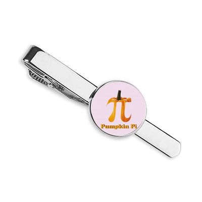 Calculation Mathematical Pi Pumpkin Necktie Tie Clip Bar Gift Business Man