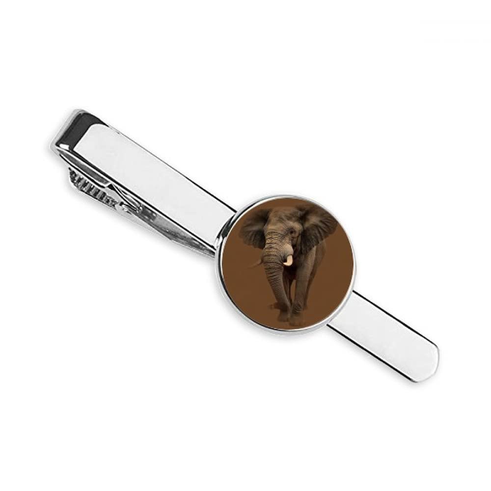 Elephant Teeth Independent Feet Necktie Tie Clip Bar Gift Business Man