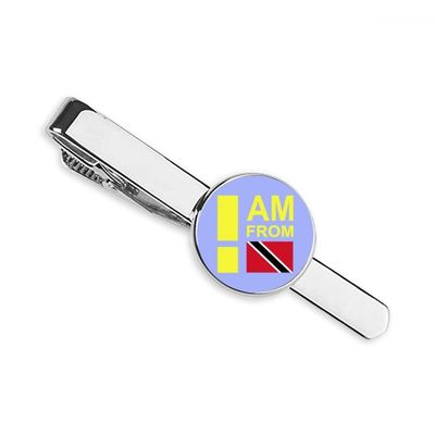 I Am From Trinidad Tobago Necktie Tie Clip Bar Gift Business Man