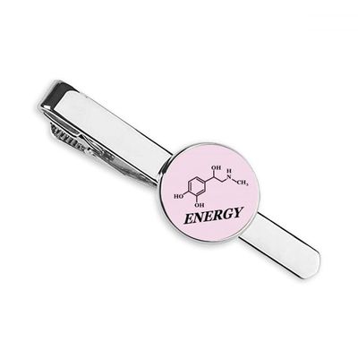 Energy Strength Structure Molecular Chemistry Necktie Tie Clip Bar Gift Business Man