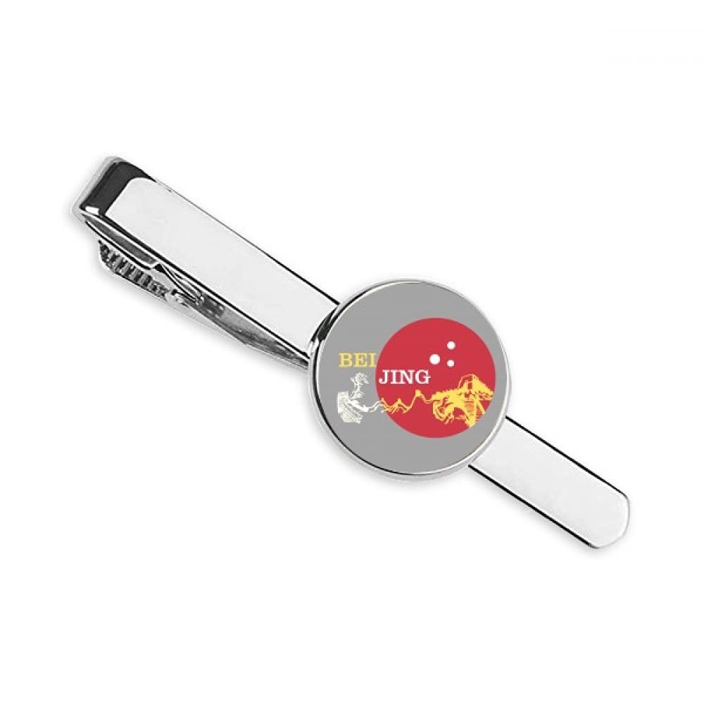 China Beijing Historical Building Wonders Necktie Tie Clip Bar Gift Business Man