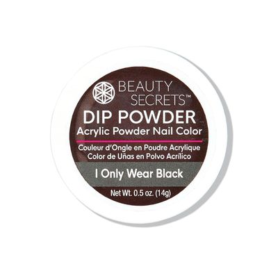 Beauty Secrets I Only Wear Black Dip Powder, .5 Ounce