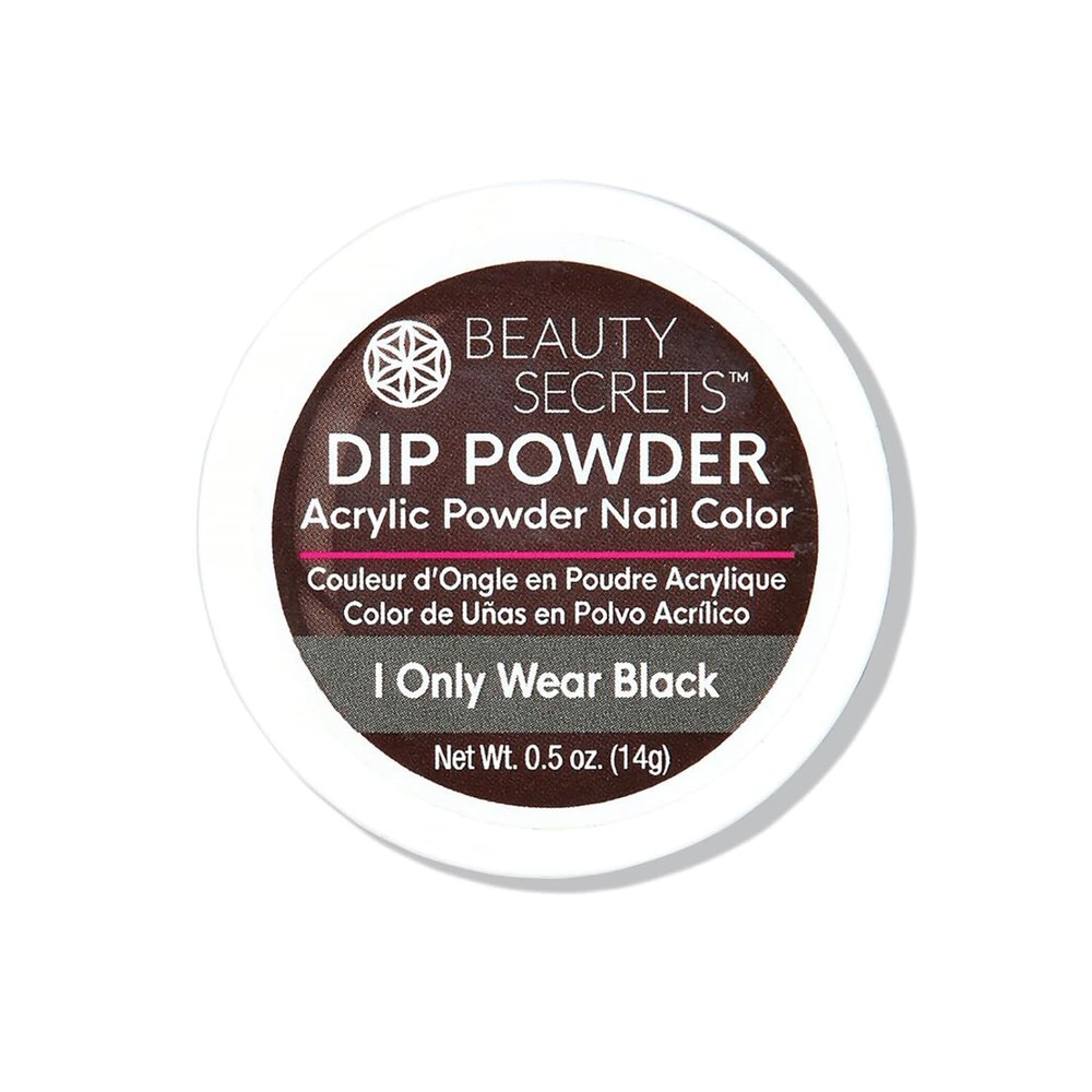 Beauty Secrets I Only Wear Black Dip Powder, .5 Ounce