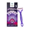 BOMBAE Hair Removal Razor for Women (Pack of 5) | Safe and Hygienic | Experience close and irritation-free shaves | Aloe Vera and Vitamin E view 1