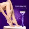 BOMBAE Hair Removal Razor for Women (Pack of 5) | Safe and Hygienic | Experience close and irritation-free shaves | Aloe Vera and Vitamin E view 2