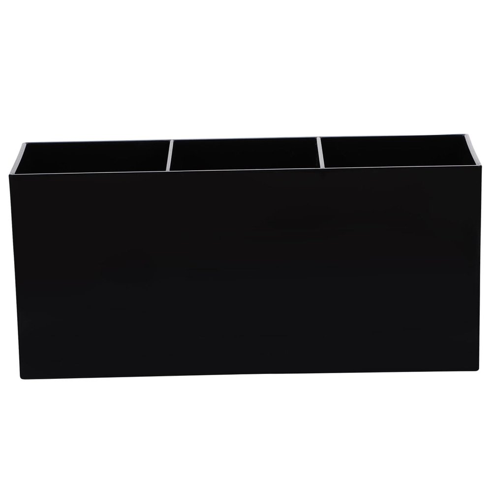 Cabilock 1pc Acrylic Makeup Organizer and Pen Holder Stylish Storage Rack for Brushes and Stationery Lightweight and Practical Desk Accessory for