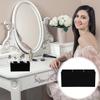 Cabilock 1pc Acrylic Makeup Organizer and Pen Holder Stylish Storage Rack for Brushes and Stationery Lightweight and Practical Desk Accessory for view 2
