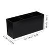 Cabilock 1pc Acrylic Makeup Organizer and Pen Holder Stylish Storage Rack for Brushes and Stationery Lightweight and Practical Desk Accessory for view 3