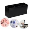 Cabilock 1pc Acrylic Makeup Organizer and Pen Holder Stylish Storage Rack for Brushes and Stationery Lightweight and Practical Desk Accessory for view 4