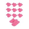 CHOCHILI Pink 10 Pairs Fabric Packed Disposable Color Hotel Slippers for Airbnb Spa Salon Party Wedding Guests - US Men Women Size 8-10 view 1