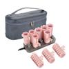 Electric Heated Curler, 10Pcs Electric Heated Roller Professional Curling Roll Hair Tube Hair Styling Tool 160 Degrees Thermostat 220V(Upgrade, 12) view 2