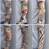 Kirozanny 12pcs Art Fake Temporary Tattoo Sun Protection Compression Arm Sleeves Temporary Tattoo Arm Sleeves(random color) view 2