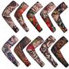Kirozanny 12pcs Art Fake Temporary Tattoo Sun Protection Compression Arm Sleeves Temporary Tattoo Arm Sleeves(random color) view 4