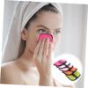 5pcs Makeup Removing Powder Puff Wash Cloth Pads Make up Sponges Reusable Round Makeup Sponge Facial Cleansing Sponge Face Wipes Fiber Sponge Cleansing Cotton Washable view 4
