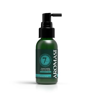 AROMASE Herbal Cooling Scalp Care Spray for Greasy Scalp with Thinning Hair, Dandruff, Hair loss (4.06 Fl. Oz)