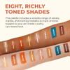 Beauty for Real Golden Hour Eyeshadow Palette - Eight Shades with Matte & Shimmer Finishes - Infused with Mango Butter & Vitamin E - Cruelty Free, Vegan view 4
