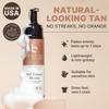 Self Tanner Mousse - USA Made with Natural & Organic Ingredients, Self Tanning Mousse for Fake Tan, Sunless Tanner for Pale Skin, Clear & Non Toxic Tanning Foam for Streak Free Finish, No Orange Color view 3