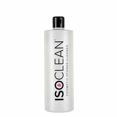 Isoclean Makeup Sponge Cleaner, 275ml, Vegan, Cruelty Free, Hygienic, Easy to Use & Long-Lasting, Professional Cosmetic Grade, Clear, Rectangular