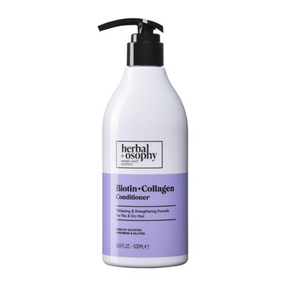 16.9 Fl Oz Biotin & Collagen Conditioner, Hair Growth Thickening Conditioner, Repair Dry, Damaged Thinning Hair, Infused with Vitamin B7 & Argan Oil, Free of Sulfate, Parabens and Gluten
