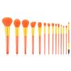 MIPPER 14 Pcs Candy Color Makeup Brushes Set Pro Eye Shadow Eyelash Concealer Powder Foundation Blending Cosmetic Brush Kit (orange+gold yellow) view 1