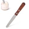 Stainless Steel Wax Applicator Wooden Handle Reusable Waxing Sticks for Home view 1