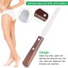 Stainless Steel Wax Applicator Wooden Handle Reusable Waxing Sticks for Home view 3