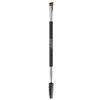 ENERGY Duo Eyebrow Brush Angled Eye Brow Brush and Spoolie Brushes Ultra Firm Thin Eyeliner Brush Premium Synthetic Eye Makeup Brush for Liquid Gel Cream Brow Eyeliner Defining Applicator Black view 1