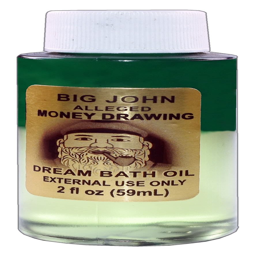 12 PIECES BIG JOHN'S MONEY DREAM BATH OIL 2 FL. OZ. (59 ML)