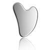 Accessorize Intl Gua Sha Facial Tools Scraping Massage Tool Stainless Steel SUS304 Smooth SPA Therapy For Face, Eye, Neck,Siliver view 1