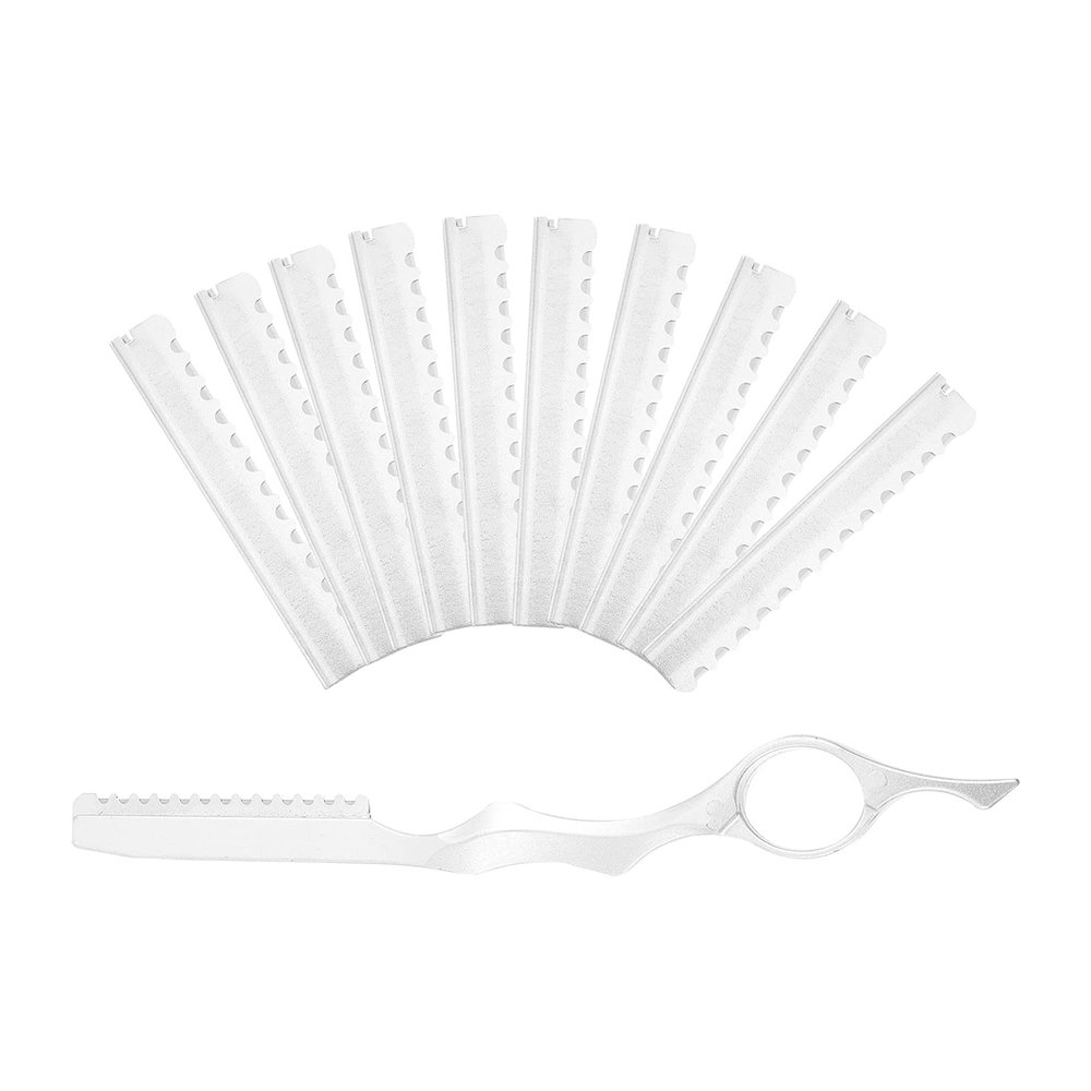 1 Set Hair Thinning Hairstyling Razor Cutting Razor Hair Metal Shaving Razor Manual Razor Manual Haircut Razor Hair Styling Thinning Razor Hair Cutting Kit