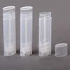 Healthcom 100 Pcs 5ml 5g Clear Empty Deodorant Containers Oval Lip Balm Tubes Twist-up Filling Stick Refillable Plastic Deodorant Tube Cosmetic Deodorant Bottles for DIY Homemade Lipstick Crayon Chapstick,Clear view 3