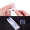 Healthcom 100 Pcs 5ml 5g Clear Empty Deodorant Containers Oval Lip Balm Tubes Twist-up Filling Stick Refillable Plastic Deodorant Tube Cosmetic Deodorant Bottles for DIY Homemade Lipstick Crayon Chapstick,Clear view 4