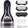 Electric Foot Callus Removers, Portable Electronic Foot File Pedicure Tools, Electric Callus Remover Kit, Professional Pedi Feet Care for Dead, Hard Cracked Dry Skin (Black) view 1