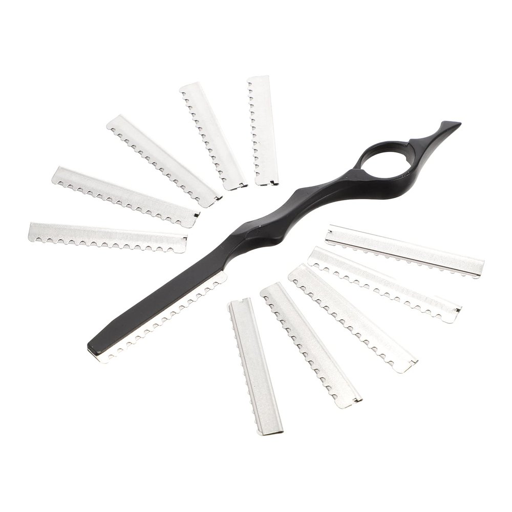 1 Set Hair Thinning Hair Styling Thinning Razor Hair Thinning Razor Hair Cutting Kit Manual Razor Hair Cutting Razor Hairstyling Razor Hair Haircutting Razor