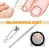 Depslee Ingrown Toenail Corrector Strips, Silicone Nail Pads Kit, painless toenail patch professional toenail treatment tool, improve the ingrown toenail (50 PIECE NAIL PADS SET) view 3
