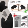 SATINIOR 4 Packs Self Tanning Mitt Applicators Double Sided Sunless Tanning Mittens Reusable Applicator Mittens Tanner Gloves with Thumb(Black) view 4