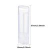 Healthcom 100 Pcs 5ml Empty Deodorant Containers Oval Lip Balm Tubes Twist-up Filling Stick 5g Refillable Plastic Deodorant Tube Cosmetic Deodorant Bottles for DIY Homemade Lipstick Crayon Chapstick(Black) view 2