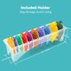 10 Professional Hair Clipper Guards Cutting Guides Compatible with Most Wahl Clippers with Organizer, Color Coded Clipper Combs Replacement - 1/16" to 1" view 4