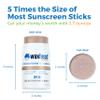 Waxhead Tinted Sunscreen for Face | Zinc Oxide Mineral SPF Stick | Zinc-Based Protection view 2