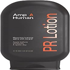 Amp Human PR Lotion - Performance & Recovery Bicarb Sports Lotion - Informed Sport Certified - Natural Electrolyte Sodium Bicarbonate Bottle - 300 g