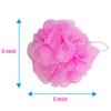 10 Pcs Bath Loofah Shower,Small Mesh Sponge Pouf Colorful Exfoliating Scrubber for Kids Women Men Body Wash,Random Color view 3