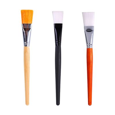 3pcs Fan Facial Facial Mud Applicator Acid Applicator Brush Cosmetic Tools Makeup Applicator for Mud Cream Women Girls