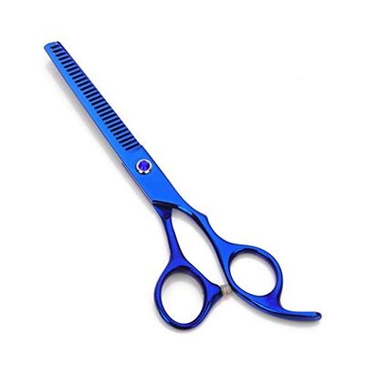 Hair Cutting Scissors, 1pc Professional Hairdressing Scissor Hair Scissors Hair Cutting Scissors Kit Hair Straight Thinning Scissors Barber Salon Tools BY KKZY (Color : Purple)