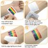 10 Sheet Pride Rainbow Tattoo Sticker Temporary Tattoo Gay Pride Parade Body Painting Party Celebration Personality Decoration Party Supplies view 4