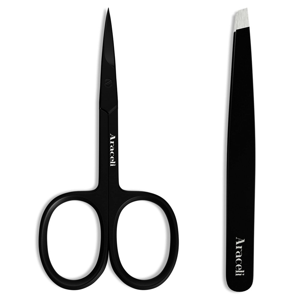 Araceli Beauty Precisin Duo: Stainless-Steel Scissor and Tweezer