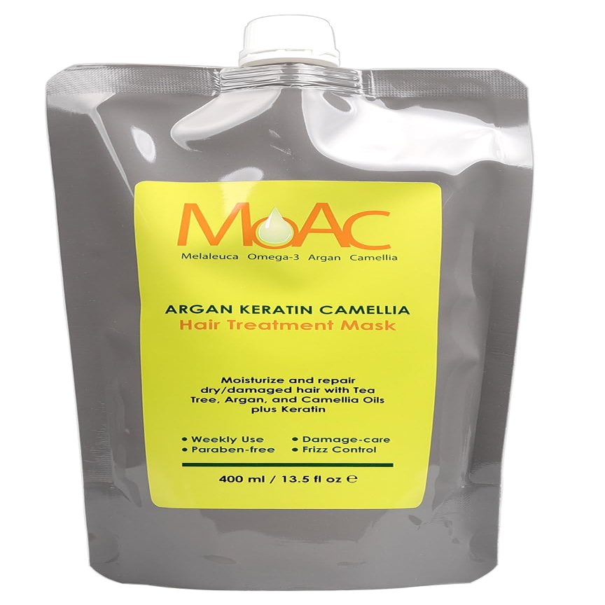 Moac Argan Keratin Camellia Hair Treatment Mask  KBeauty Deep Conditioning Mask for Dry and ColorTreated Hair  13.5 fl.oz.