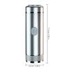 Electric Mini Shaver 6D Floating Cutter Head Razor Portable Travel Household Beard Trimmer Rechargeable Beard Knife Wet & Dry Integrated Waterproof Ttype-C Quick Rechargeable Mens Shaver (Silver) view 2